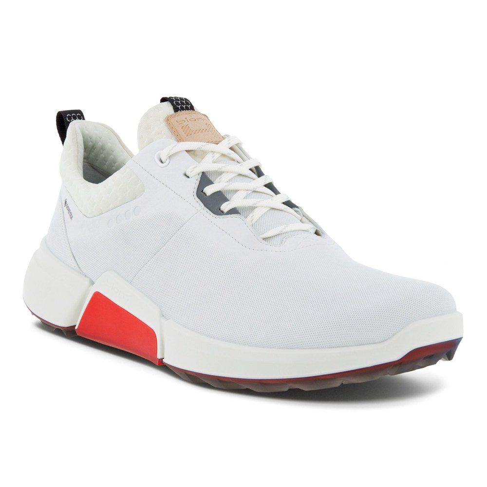 Zapatos De Golf Hombre - ECCO Biom H4 - Blancos - MYA456789